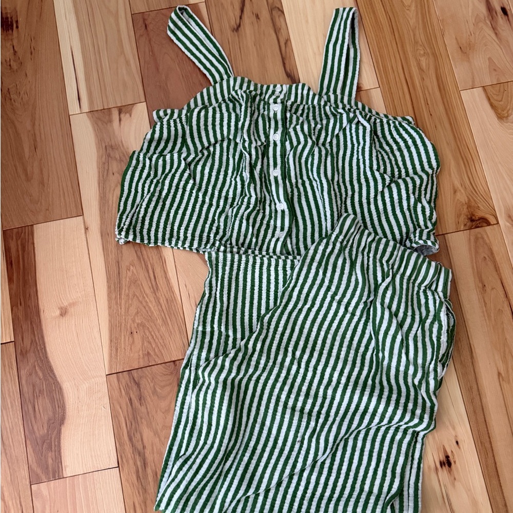 LAKE pajamas Hampton cotton gauze set. EUC